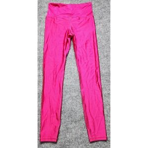 Athleta Elation Shine Tight Leggings Fuchsia Pink High Rise Small Petite‎ SP